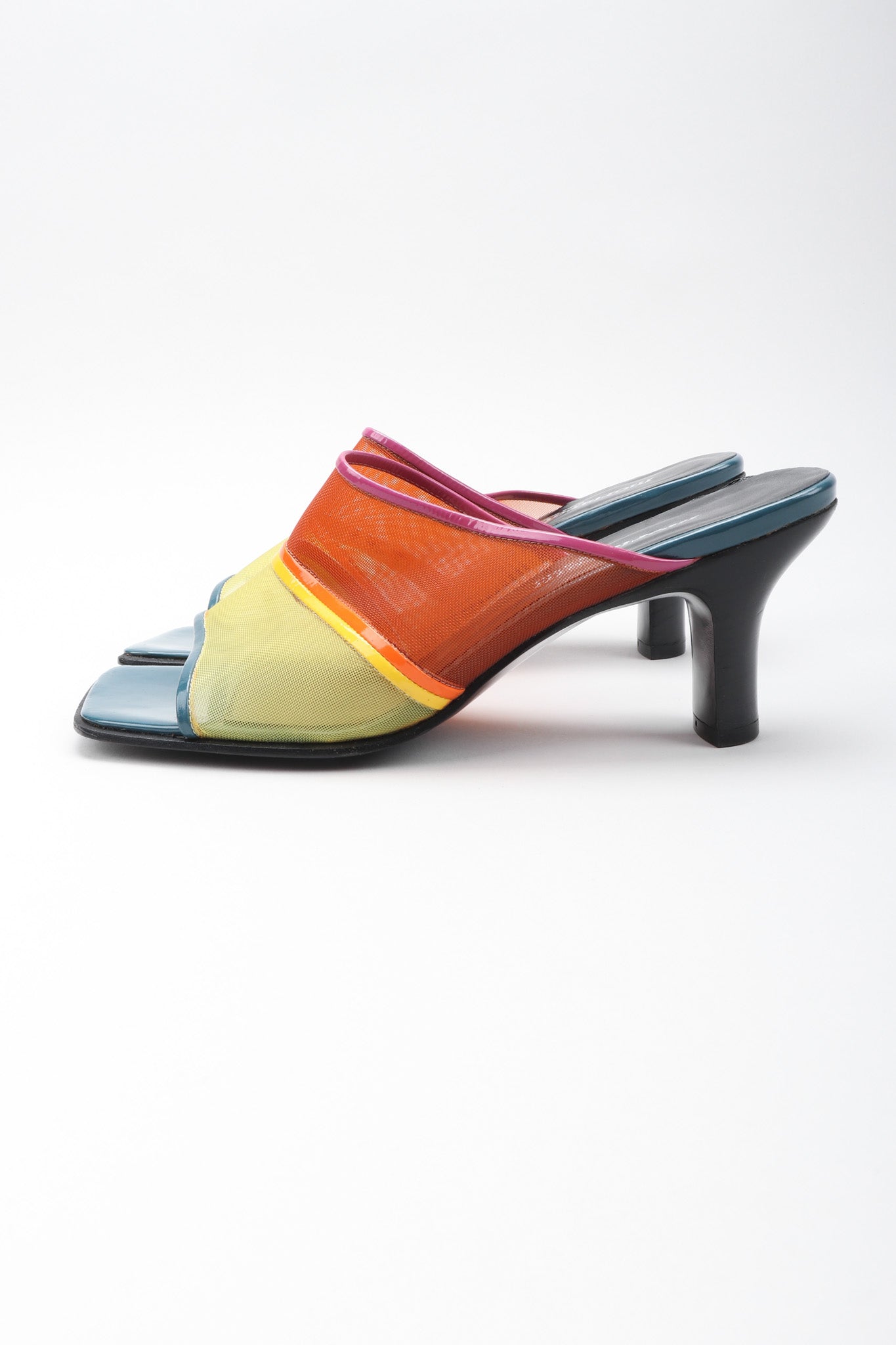 Recess Los Angeles Vintage Mortarotti Rainbow Mesh Mule Slide Sandals