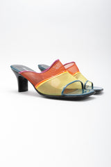 Recess Los Angeles Vintage Mortarotti Rainbow Mesh Mule Slide Sandals