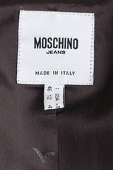 Recess Los Angeles Vintage Moschino Cheetah Print Stretch Suit Blazer Pant Set