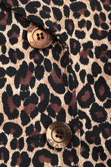 Recess Los Angeles Vintage Moschino Cheetah Print Stretch Suit Blazer Pant Set