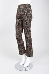 Recess Los Angeles Vintage Moschino Cheetah Print Stretch Suit Blazer Pant Set