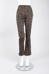 Recess Los Angeles Vintage Moschino Cheetah Print Stretch Suit Blazer Pant Set