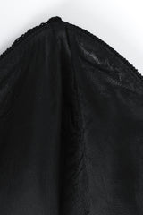 Vintage Moschino 1990s Couture Fringe Flapper Dress white marks bust lining @ Recess LA