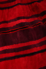 Recess Los Angeles Vintage Mouratidis Bayou Nutria Striped Fur Coat