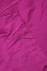 Recess Los Angeles Vintage Mr Blackwell Metallic Fur-Trimmed Golden Brocade Long Coat