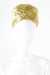 Vintage Lamé Turban Hat mannequin front @ Recess LA