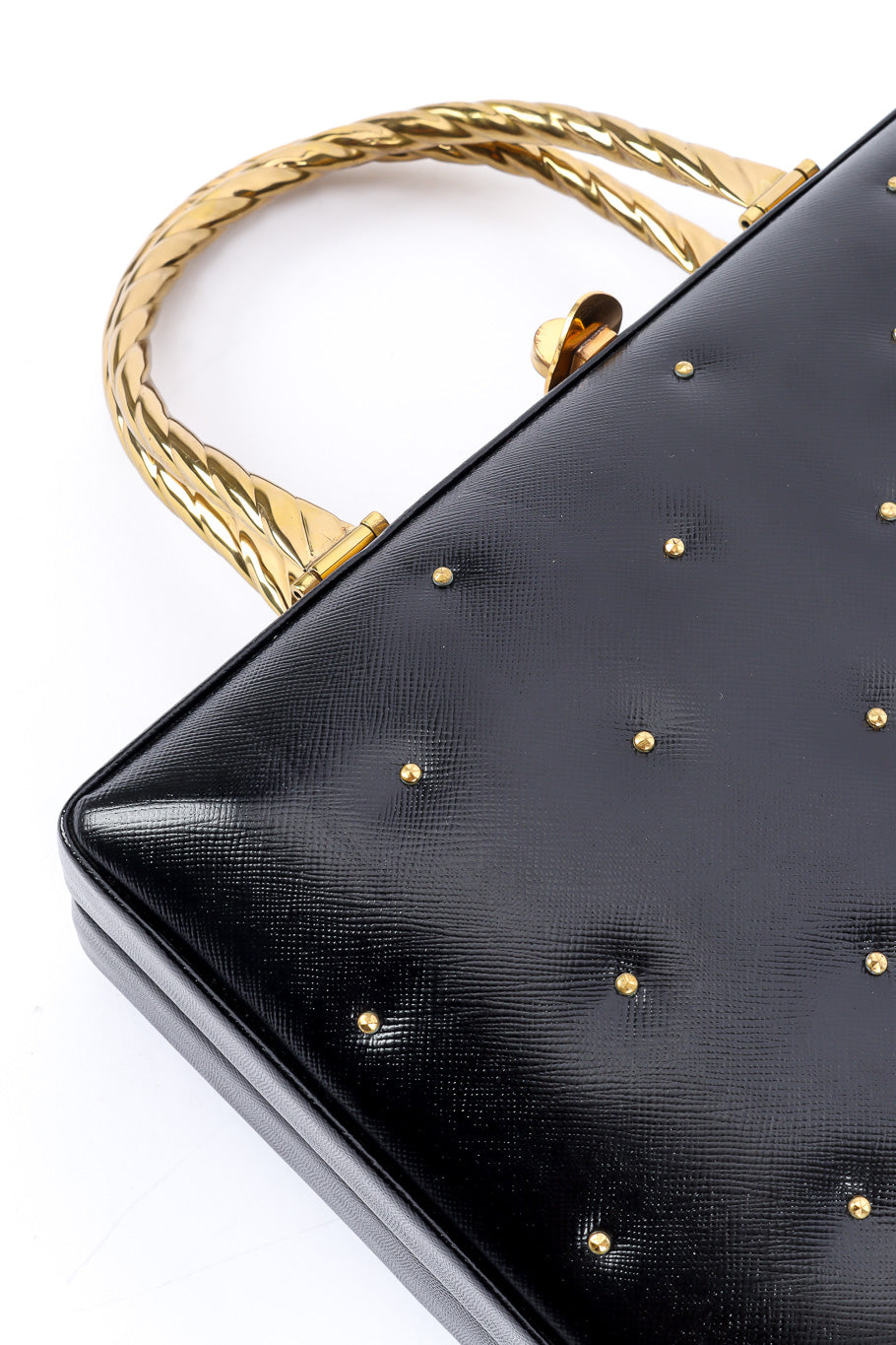 Murray Kruger studded zipperette box bag product shot details @recessla