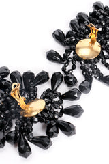 Vintage Long Bead Fringe Earrings Clip back  at Recess Los Angeles
