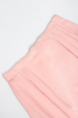 Recess Designer Consignment Vintage Millennial Pink Silk Three-Piece Halter Skirt Set Los Angeles Resale