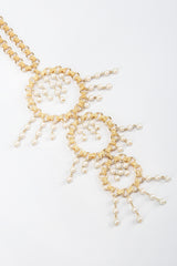 Tiered Pearl Hoop Pendant