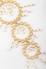 Tiered Pearl Hoop Pendant