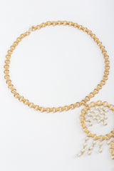 Tiered Pearl Hoop Pendant