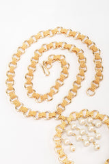 Tiered Pearl Hoop Pendant