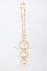 Tiered Pearl Hoop Pendant