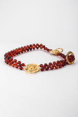 Recess Los Angeles Vintage Unsigned Tiger Door Knocker Bead Belt