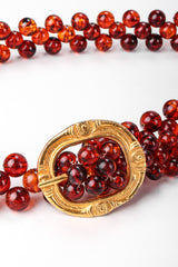 Recess Los Angeles Vintage Unsigned Tiger Door Knocker Bead Belt