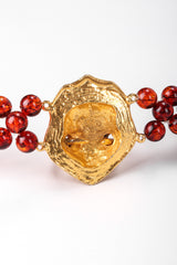 Recess Los Angeles Vintage Unsigned Tiger Door Knocker Bead Belt