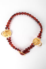 Recess Los Angeles Vintage Unsigned Tiger Door Knocker Bead Belt