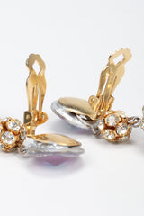 Recess Los Angeles Vintage Iridescent Rhinestone Crystal Disco Ball Drop Earrings