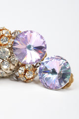 Recess Los Angeles Vintage Iridescent Rhinestone Crystal Disco Ball Drop Earrings