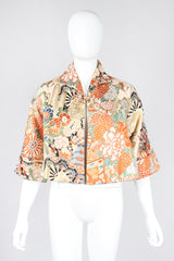 Recess Los Angeles Vintage Japanese Brocade Kimono Crop Jacket