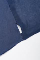 Recess Designer Consignment Vintage Sheer Silk Chiffon Wrap Top Skirt Set Los Angeles Resale