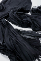 Vintage Bullocks Wilshire Pleated Chiffon Pleated Pant Fabric at Recess