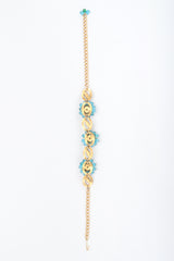 Recess Designer Consignment Vintage Ocean Flower Choker Collar Necklace Los Angeles Resale