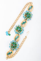 Recess Designer Consignment Vintage Ocean Flower Choker Collar Necklace Los Angeles Resale