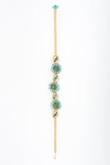 Recess Designer Consignment Vintage Ocean Flower Choker Collar Necklace Los Angeles Resale