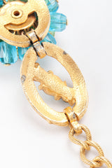 Recess Designer Consignment Vintage Ocean Flower Choker Collar Necklace Los Angeles Resale