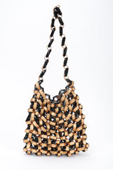 Recess Los Angeles Vintage Hexagon Plastic Embossed Brass Link Mini Bag