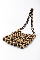 Recess Los Angeles Vintage Hexagon Plastic Embossed Brass Link Mini Bag