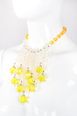 Recess Los Angeles Vintage Lemon Drops Waterfall Crystal Bead Necklace
