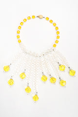 Recess Los Angeles Vintage Lemon Drops Waterfall Crystal Bead Necklace