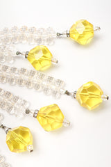 Recess Los Angeles Vintage Lemon Drops Waterfall Crystal Bead Necklace