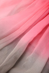 Recess Los Angeles Vintage Unlabeled Bill Blass Neapolitan Silk Chiffon Blouse and Pant Set