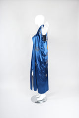 Recess Los Angeles Vintage Made In Japan Royal Gold Dragon Couching Embroidered Kimono Robe