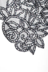 Recess Los Angeles Vintage Embellished Bead Lace Bertha Collar Dance Dress