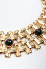 Recess Los Angeles Vintage Egyptian Thick Chunky Cabochon Chain Collar
