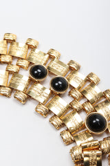 Recess Los Angeles Vintage Egyptian Thick Chunky Cabochon Chain Collar