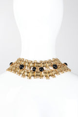 Recess Los Angeles Vintage Egyptian Thick Chunky Cabochon Chain Collar