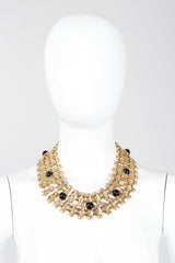 Recess Los Angeles Vintage Egyptian Thick Chunky Cabochon Chain Collar