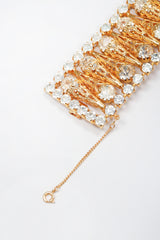 Recess Los Angeles Vintage Crystal Filigree Ice Cream Wide Cuff Bracelet