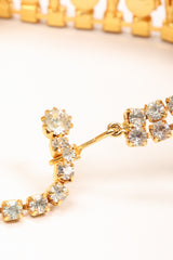 Recess Los Angeles Vintage Crystal Filigree Ice Cream Choker Necklace