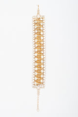 Recess Los Angeles Vintage Crystal Filigree Ice Cream Choker Necklace