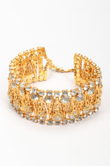 Recess Los Angeles Vintage Crystal Filigree Ice Cream Choker Necklace