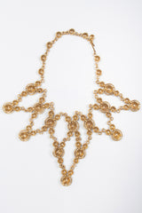 Recess Los Angeles Vintage Byzantine Swirl Link Bib Necklace