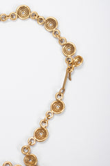 Recess Los Angeles Vintage Byzantine Swirl Link Bib Necklace