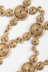 Recess Los Angeles Vintage Byzantine Swirl Link Bib Necklace
